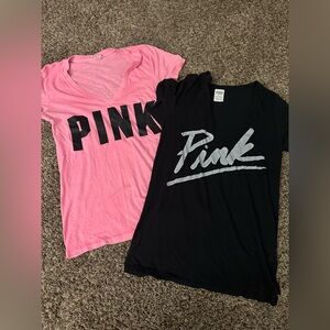 Two PINK Shirts